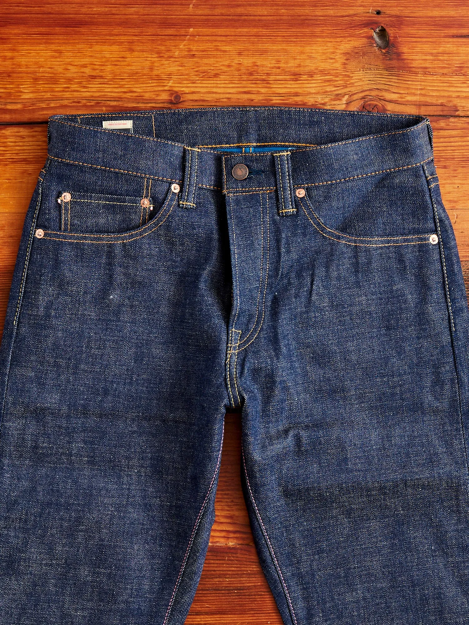 0605-40 "Legacy Blue" 14.7oz Selvedge Denim - Natural Tapered Fit