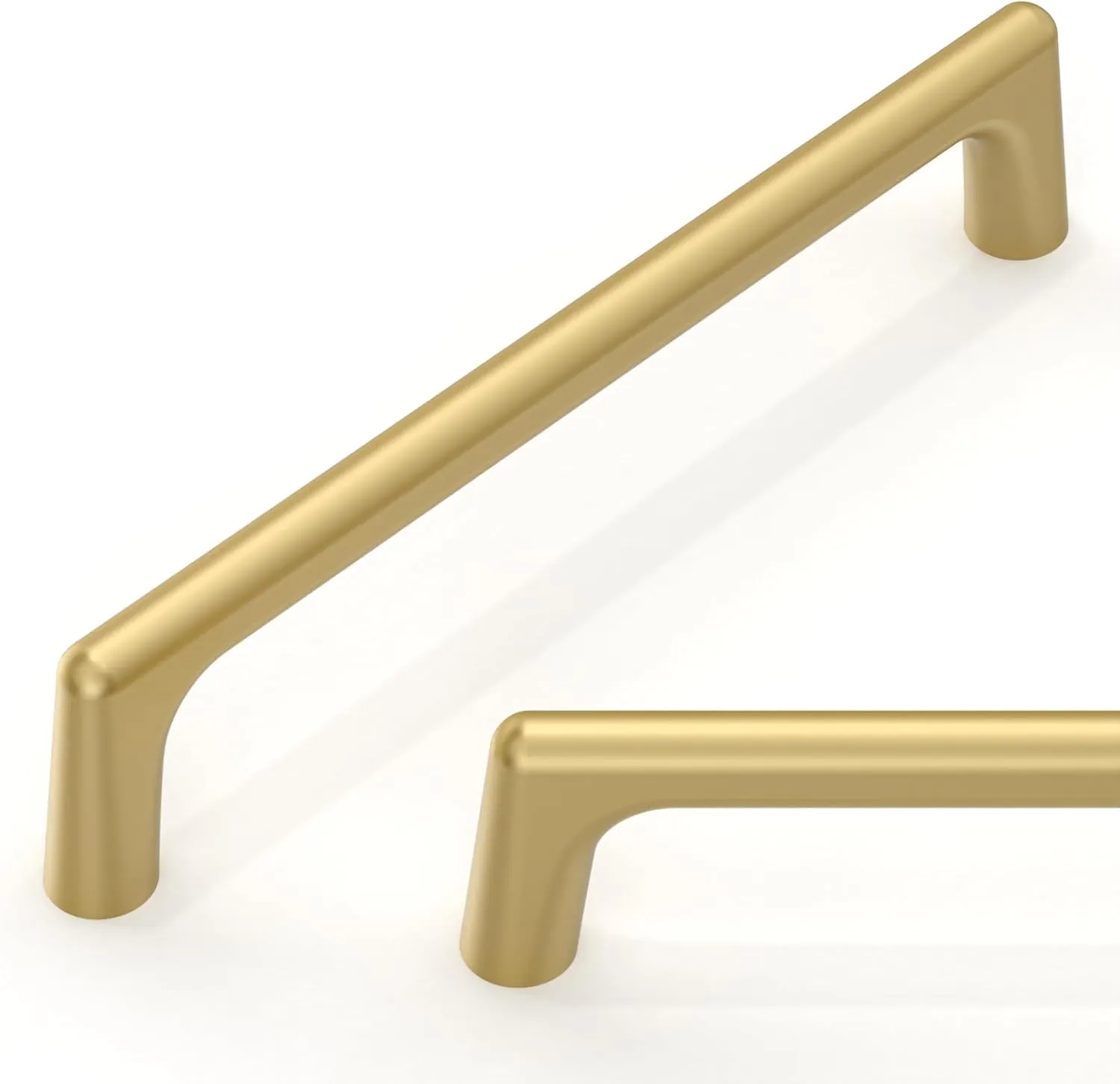 10 Pack Brushed Gold Cabinet Pulls 5 Inch(128mm) Kitchen Cabinet Handles Cabinet Hardware for Drawer Pulls