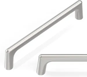 10 Pack Brushed Satin Nickel Cabinet Pulls 5 Inch(128mm) Kitchen Cabinet Handles Cabinet Hardware for Drawer Pulls