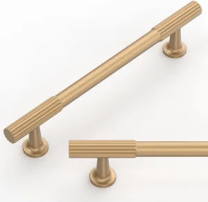 10 Pack Champagne Bronze Cabinet Pulls 5 Inch(128mm) Kitchen Cabinet Handles Cabinet Hardware for Drawer Pulls