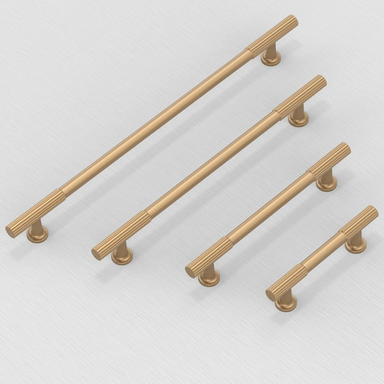 10 Pack Champagne Bronze Cabinet Pulls 5 Inch(128mm) Kitchen Cabinet Handles Cabinet Hardware for Drawer Pulls