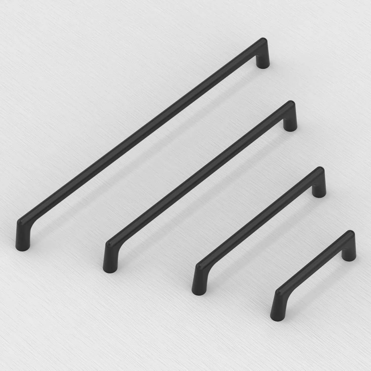 10 Pack Matte Black Cabinet Pulls 5 Inch(128mm) Kitchen Cabinet Handles Cabinet Hardware for Drawer Pulls