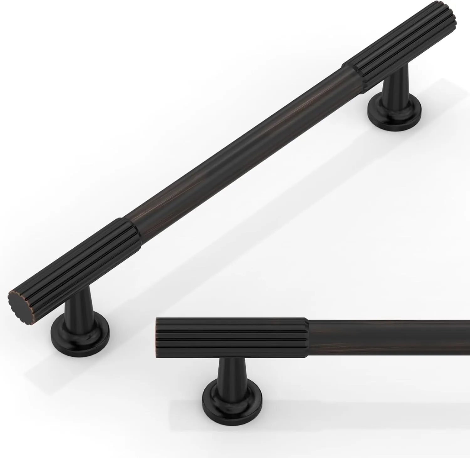 10 Pack Oil Rubbed Bronze Cabinet Pulls 5 Inch(128mm) Kitchen Cabinet Handles Cabinet Hardware for Drawer Pulls