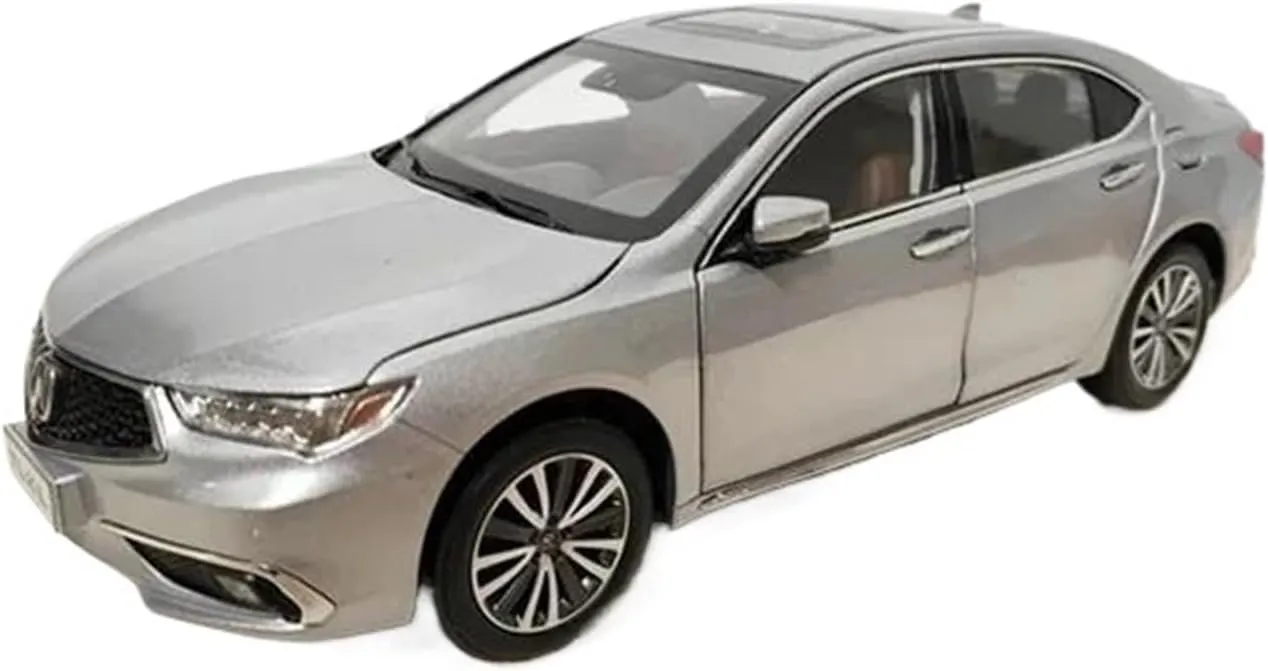 1:18 for Honda Acura TLX-L Alloy Car Model Simulation Collection Ornament Mini Simulation Toys(White)
