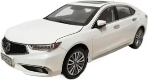 1:18 for Honda Acura TLX-L Alloy Car Model Simulation Collection Ornament Mini Simulation Toys(White)