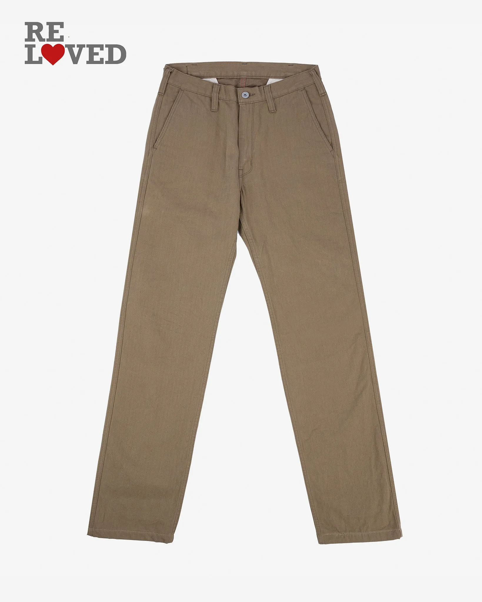 11oz Herringbone Work Pants - Khaki (IH-735-KHA) Tag 30, Hemmed to 31.5''