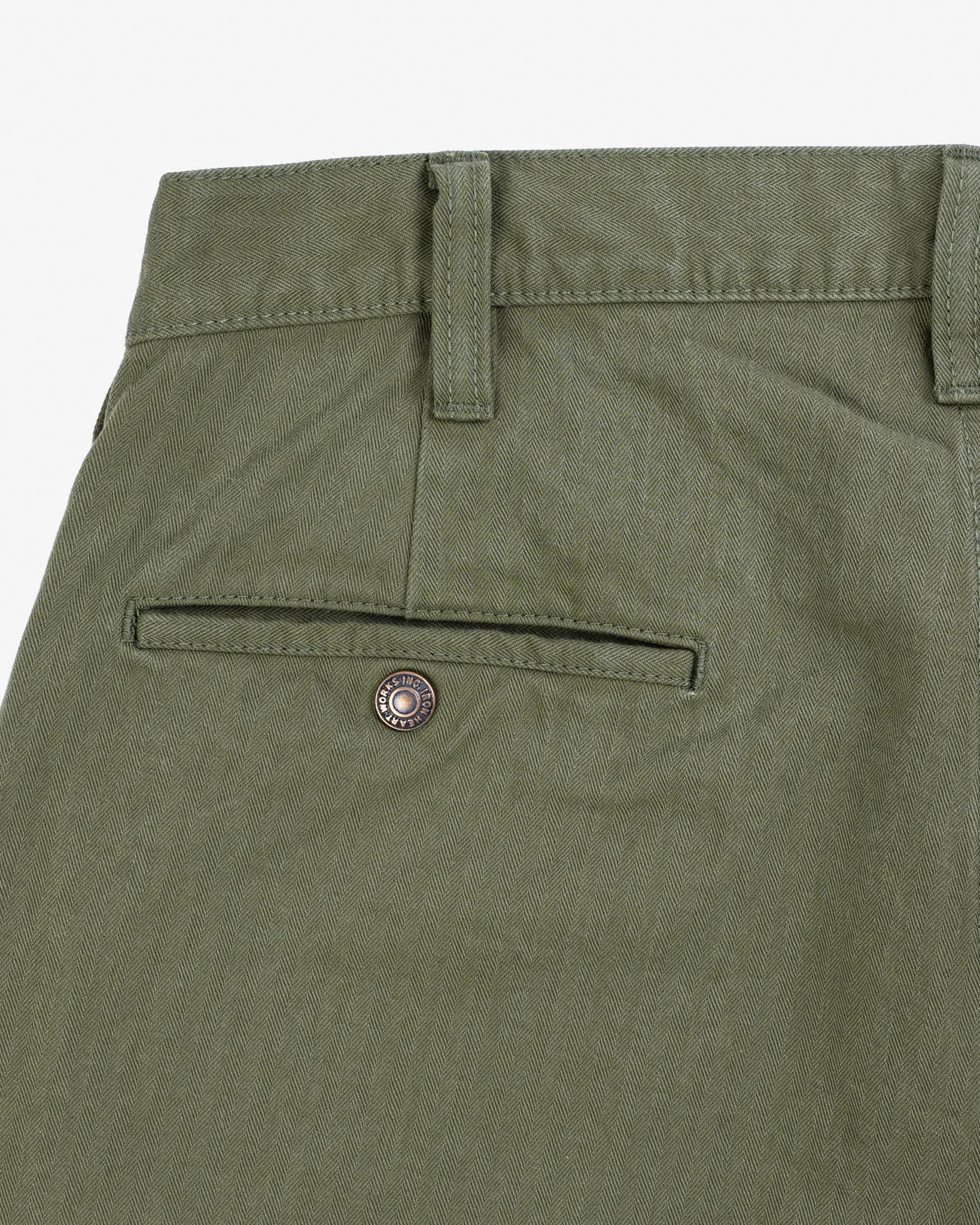 11oz Herringbone Work Pants - Olive Drab Green