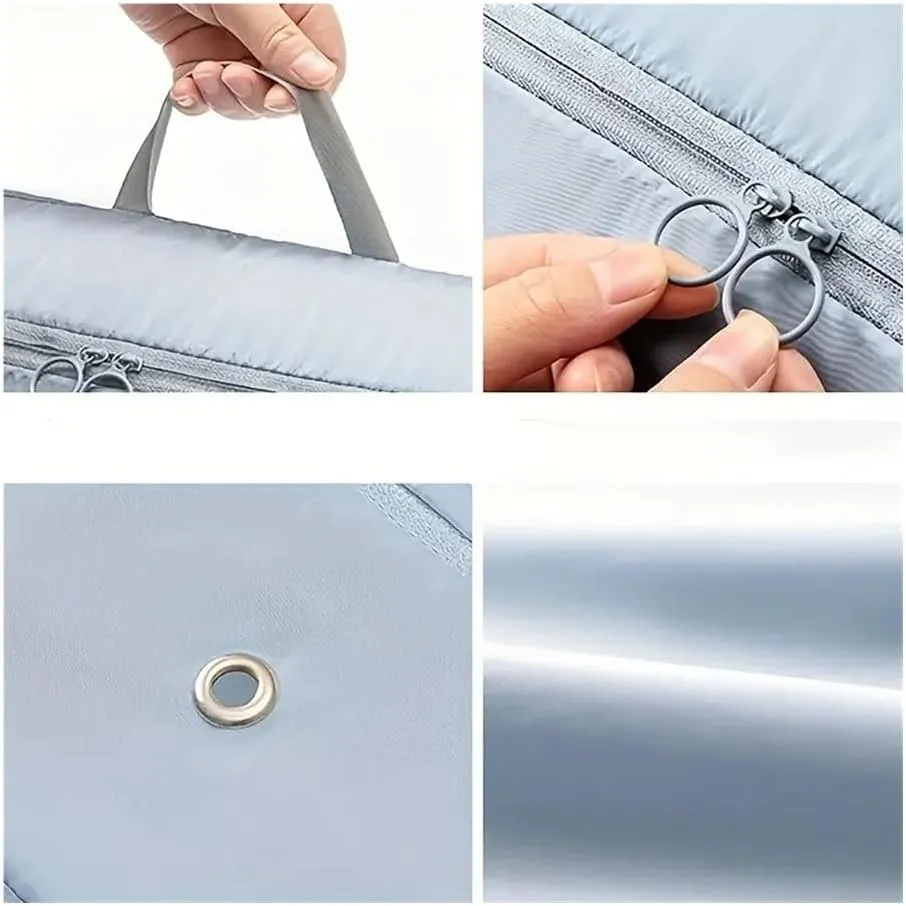 1/2/4PCS Foldable Compression Packing Bag Home Large Capacity Clothes Storage Bag Travel Portable Handheld Compression Bag(Pink,40X30X18cm)