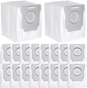 18 Pack Vacuum Bags Compatible with iRobot Roomba Bags i7 i7  i3 i3  i4 i4  i6 i6  i8 i8  i1 i1  j7 j7 /Plus S9 S9  I & S & J Series Robot Vacuum Parts, Reuse Automatic Dirt Disposal Bags
