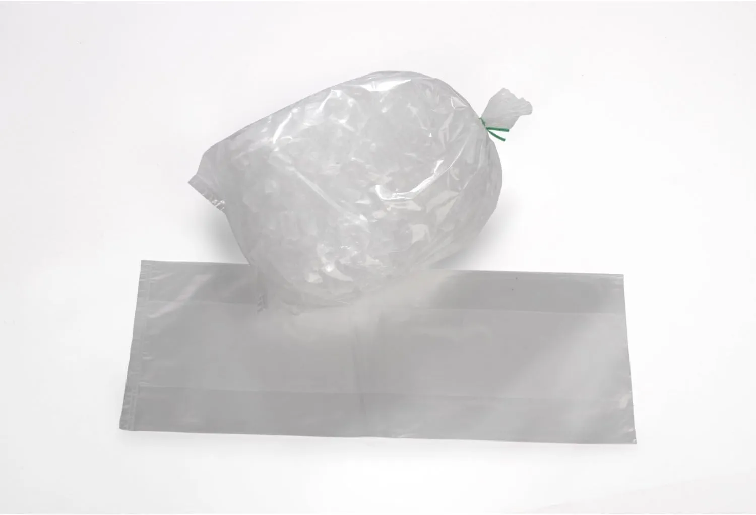 18" x 36" x 3 mil 50 Lb. Clear Eco-Manufactured Plastic Heavy Duty Ice Bags (Case of 250)