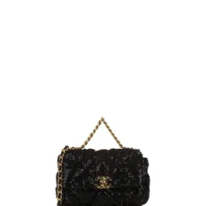 19 Streamlined Quilted CC - Sequins Black ESMEE Black Bag Budget-conscious