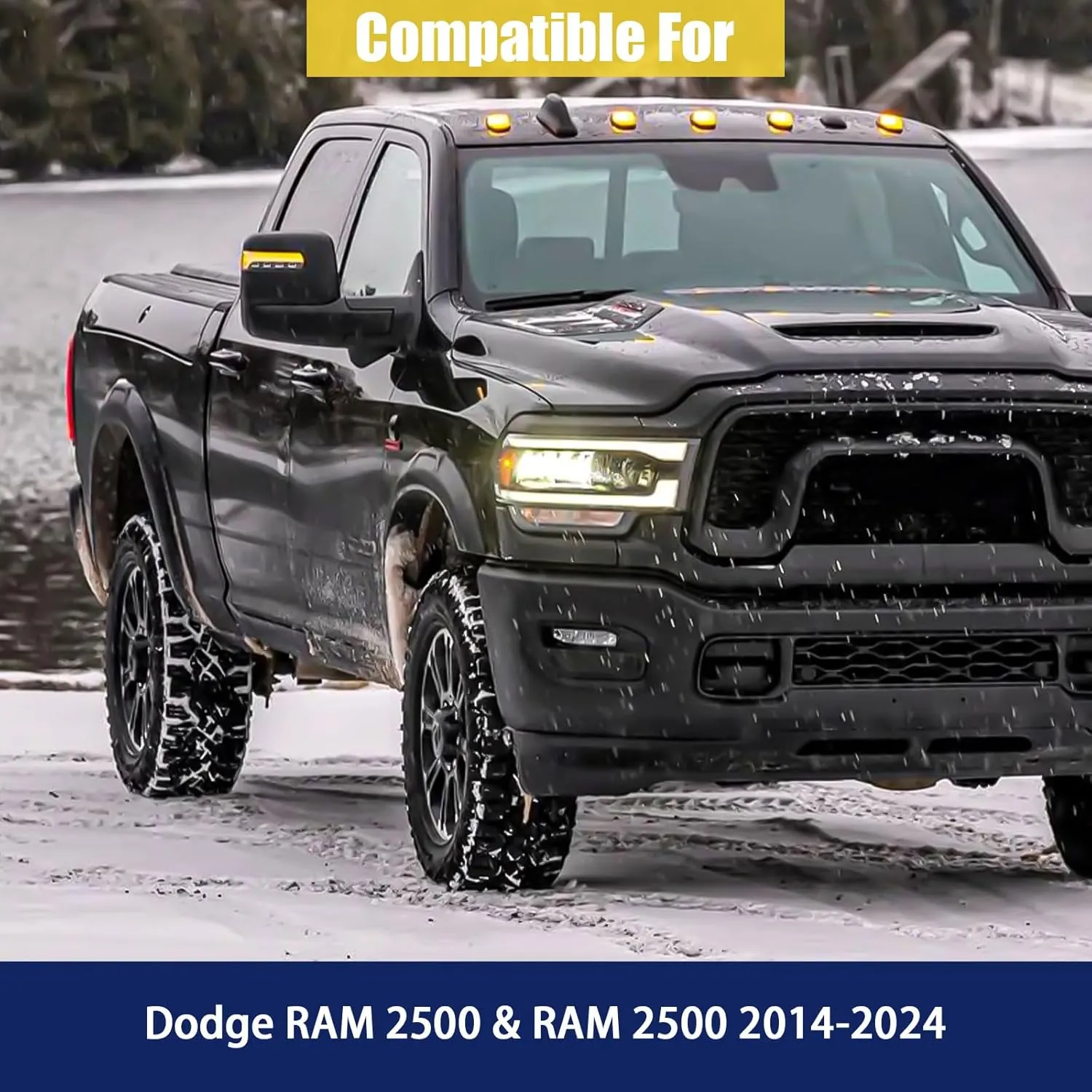 2 Pcs Air Spring Bags Suspension Kit 89289 Fits for 2014-2024 Dodge Ram 2500 and Ram 2500 2WD/4WD Pickups with 5000 lbs Towing Capacity