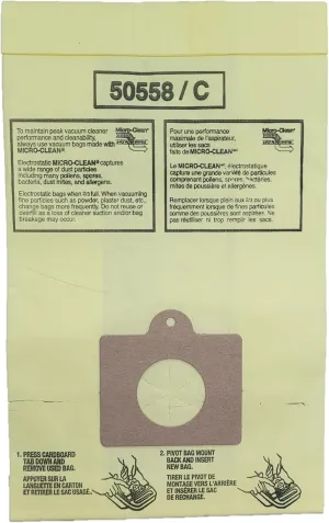 20 Replacement Style C/Q 5055 Bags Compatible with Kenmore Elite Intuition Progressive 200 400 600 700 800 Series Canister Vacuum Cleaners Part # 50104 53292 50557 50558 53291 Made In USA