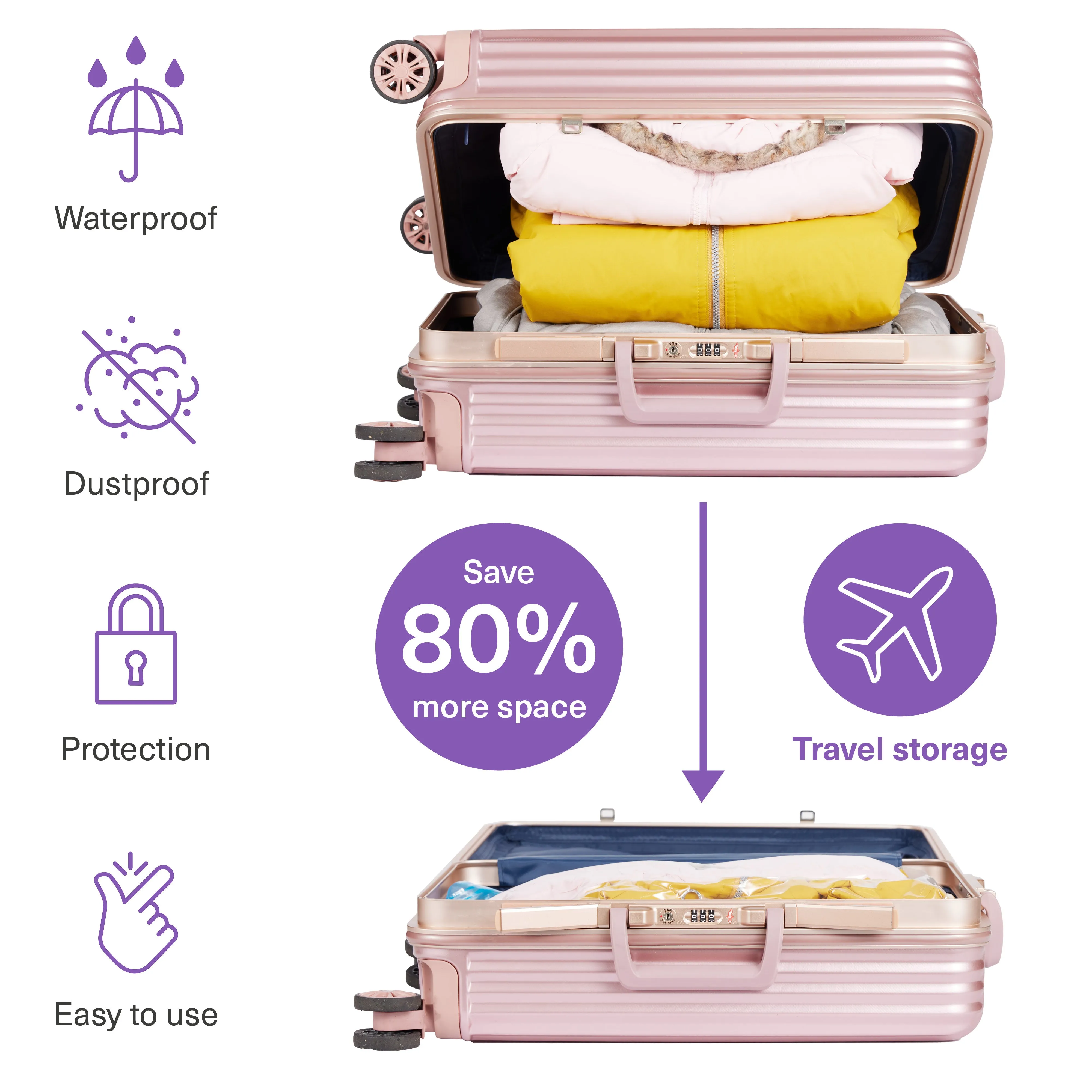 20 Vacuum Storage Bag Set (Multiple Sizes)