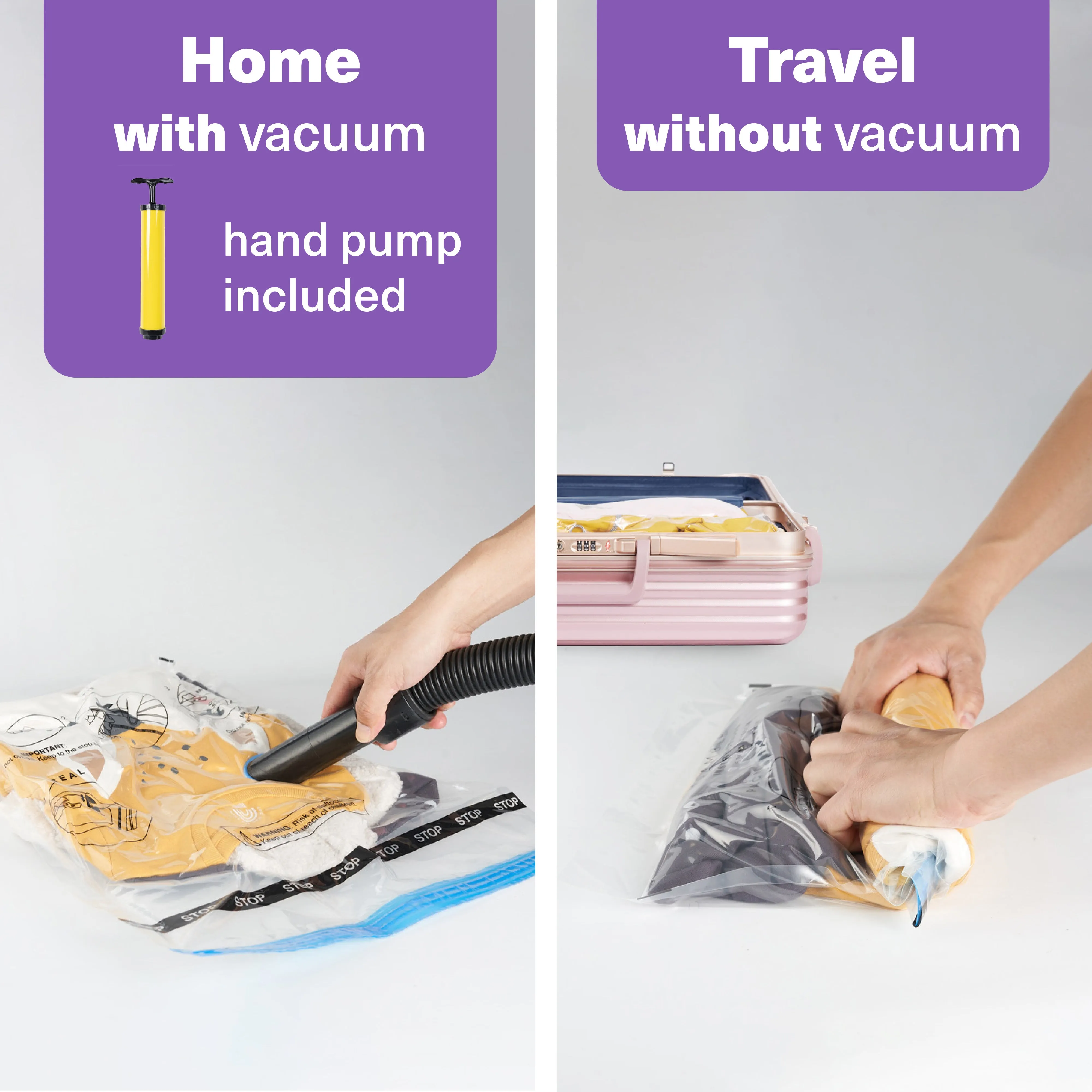 20 Vacuum Storage Bag Set (Multiple Sizes)