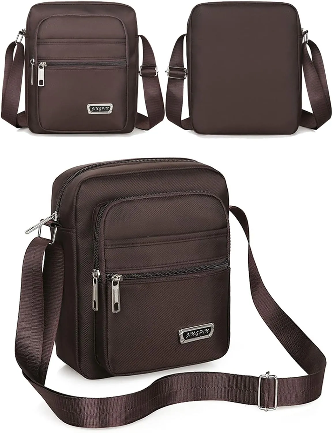 2024 NEW Men's Messenger Bag - Crossbody Shoulder Bags Travel Bag Man Purse Casual Sling Pack for Work Business