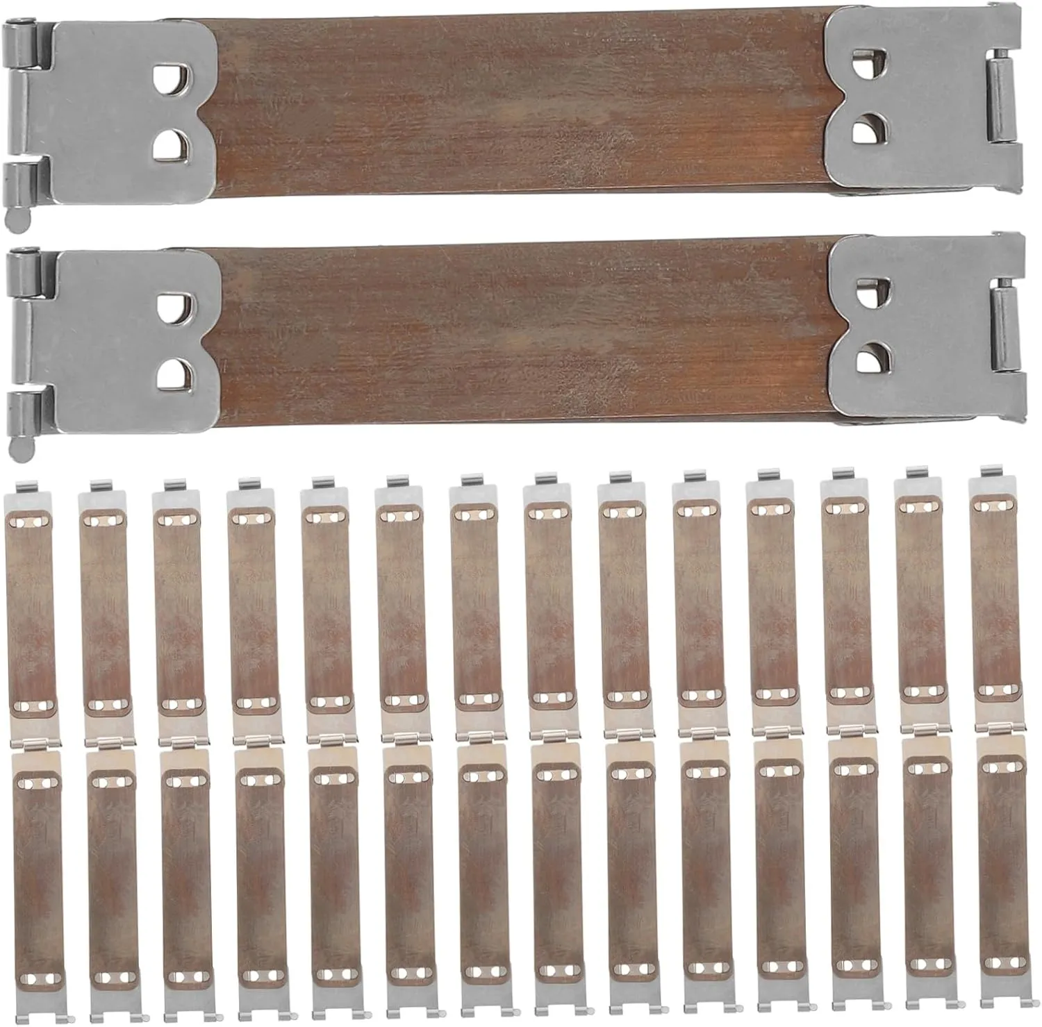 20Pcs Metal Internal Flex Frame Handbag Hinges Elastic Clip Craft Accessories for Sewing Projects Canvas for Coin Purses Handbags