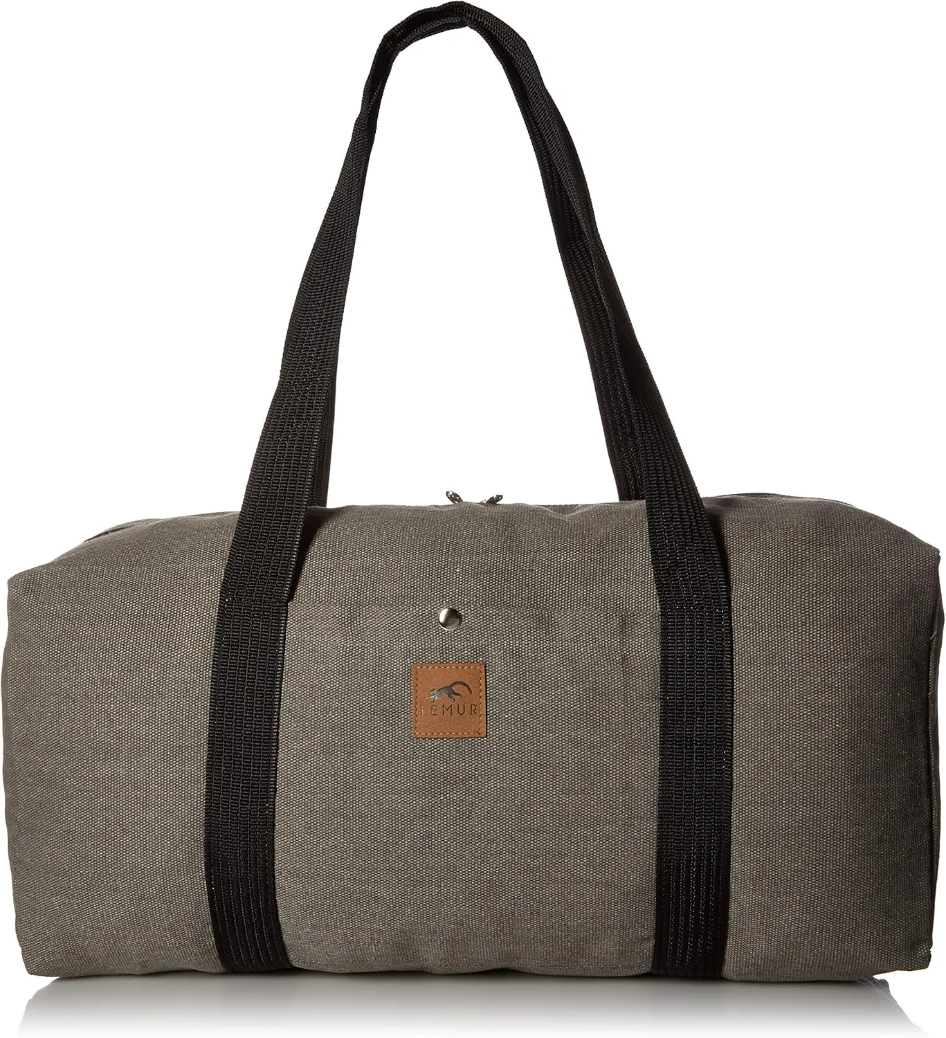20" Canvas Weekender Overnight Travel Duffel Bag, Gym Tote (Stone Gray)