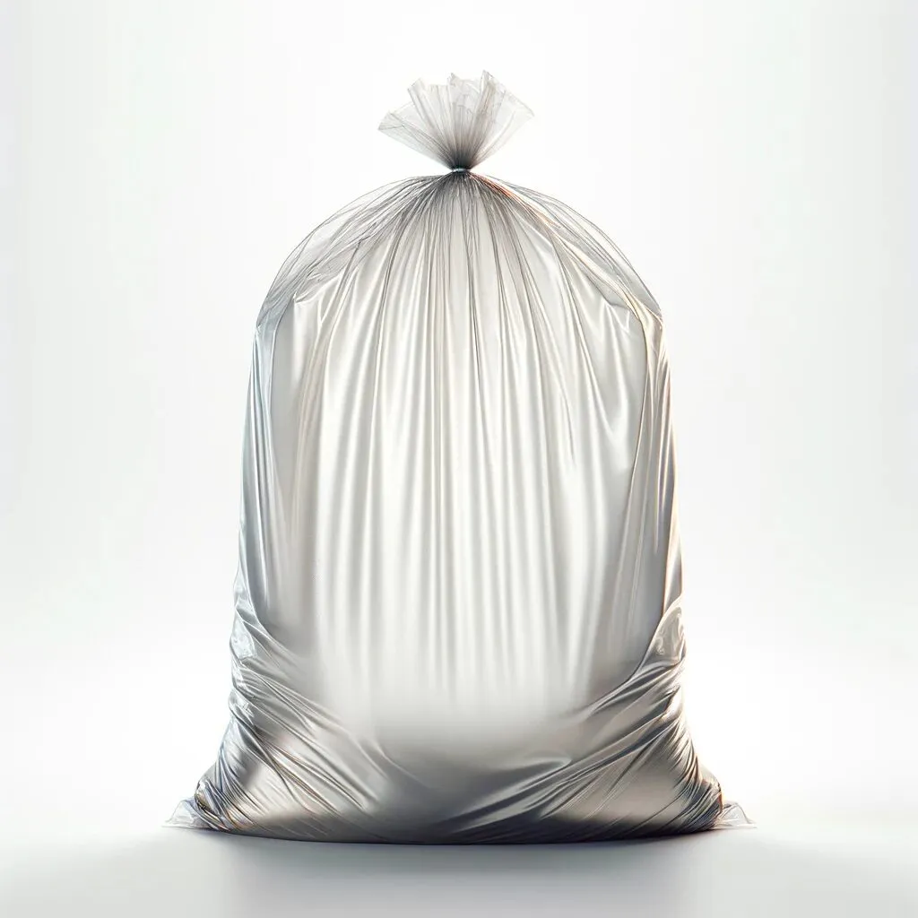 22x24 Regular Clear Garbage Bags , 500/cs