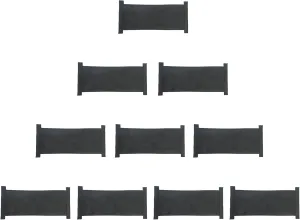 2.5ft x 1ft Self - Absorbing & Expandable Flood Bags - Evenly - Placed Absorbents, Super - Convenient Use - Ideal for US Homes, Garages, Warehouses, Stores & All Entrances (2.5ft * 1ft (Pack of 10))