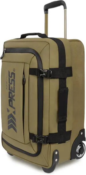 26'' Expandable Rolling Duffle Bag with Wheels,Expandable For Up to 15% More Space,Rolling Duffle Bag w/Handle,Carry on Luggage Travel Duffle Bags for Man Women#Armygreen