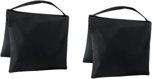 2pcs Heavy Duty Sandbags Set for Tripod Saddlebag Outdoor Film Zipper Stabilize Equipment