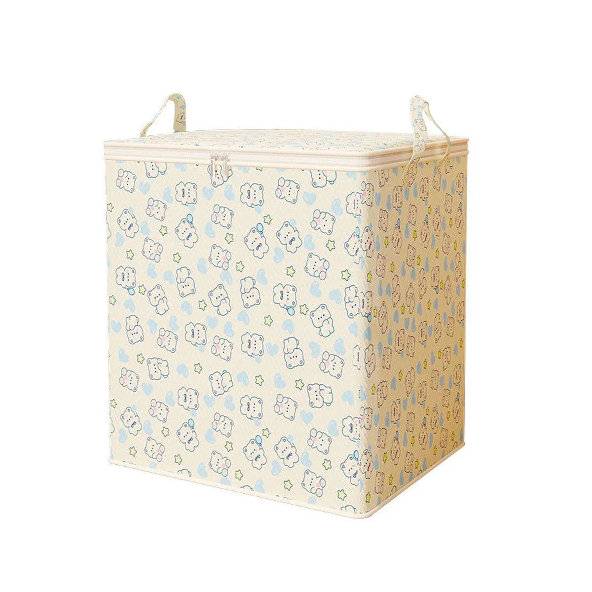 2pcs Large Capacity Clothes Quilt Storage Bags Foldable Zipper Moisture Proof
