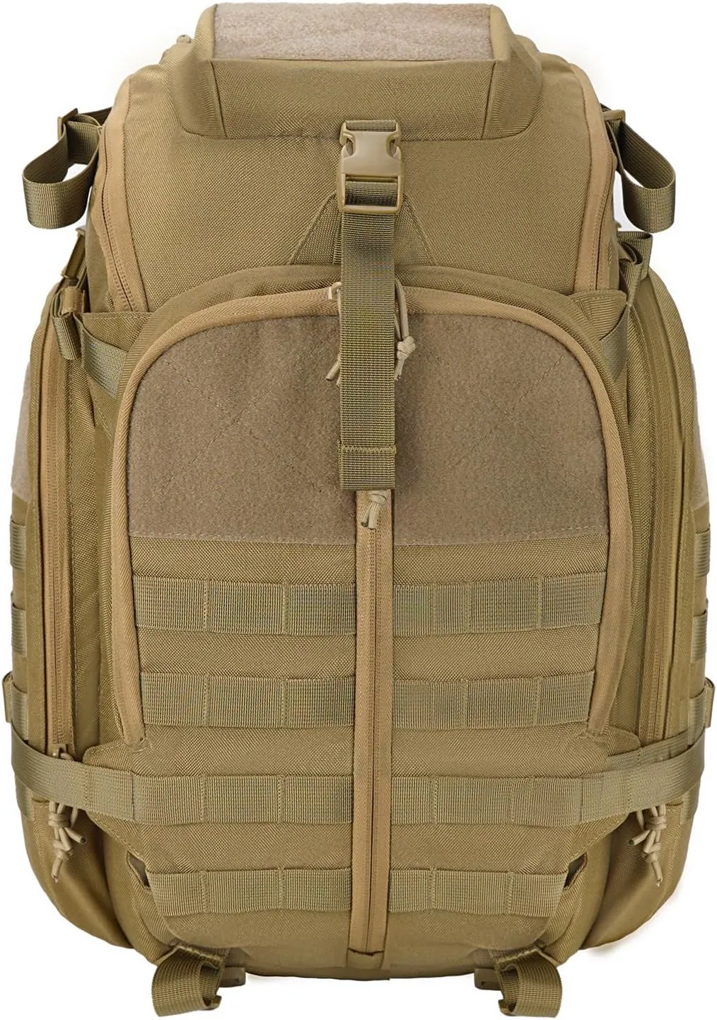 3 Days Tactical Hiking Backpack for Men,45L 1000D Oxford Waterproof Fishing&Hunting Backpack with MOLLE System and Helmet Bag Compartment