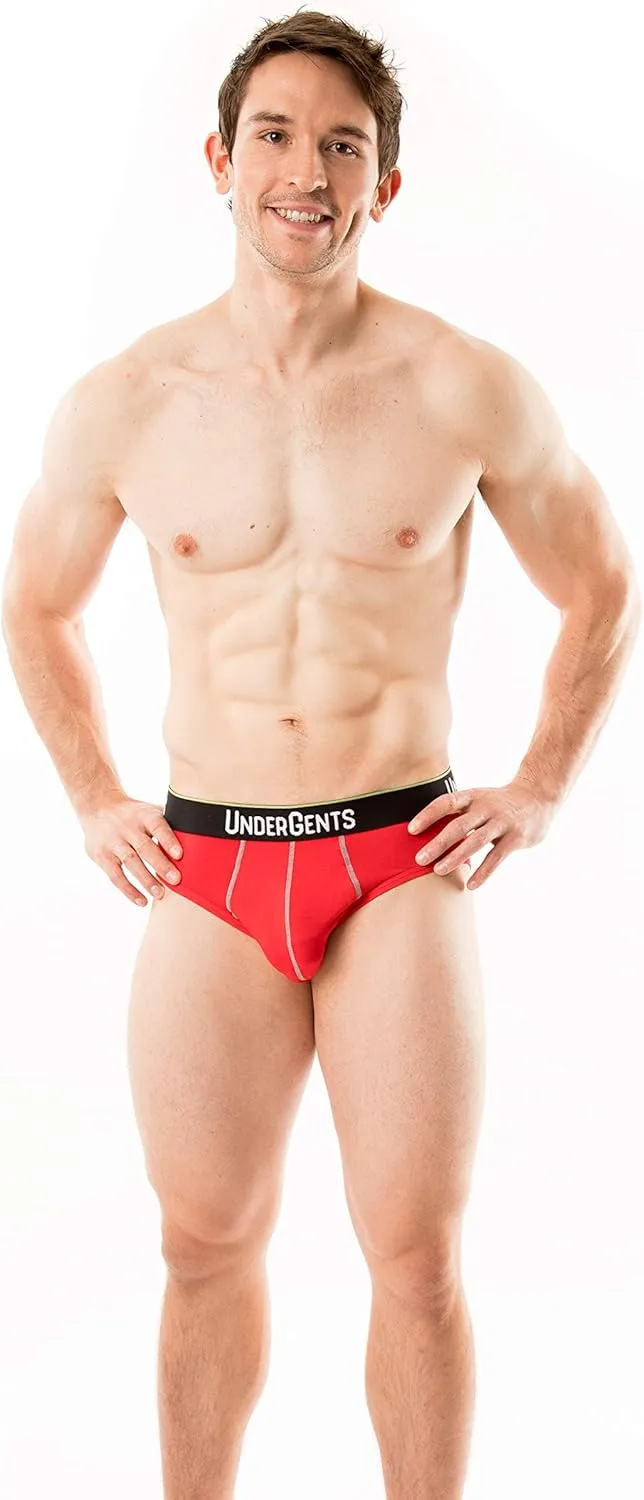 3-Pack Men's Brief Underwear CloudSoft Fabric with Cooling Modal