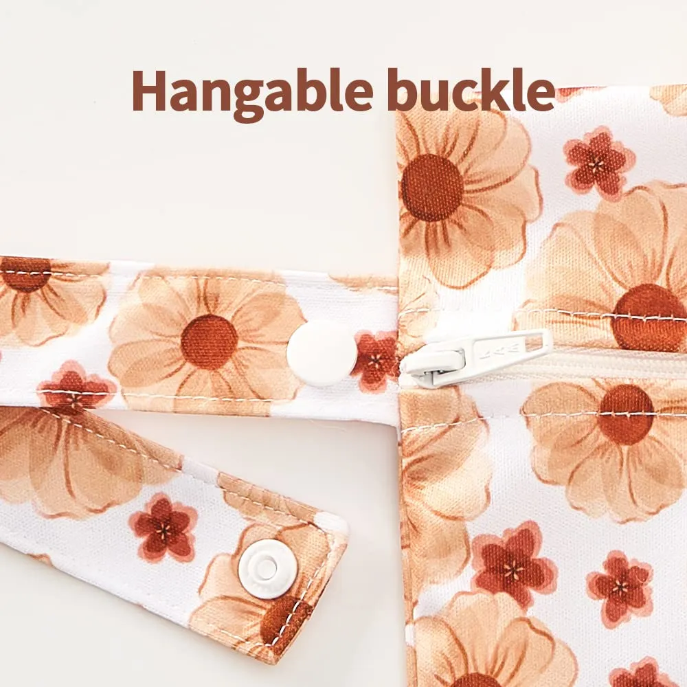 3 Set Wet Bag Storage Bag Waterproof Washable Travel Bags, Beach, Pool, Gym Bag for Swimsuits & Wet Clothes(Flower)