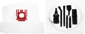 30 Replacement Miele S524i Mercury & Crystal Vacuum Bags with 30 Micro Filters & 7-Piece Micro Vacuum Attachment Kit - Compatible Miele Type FJM Vacuum Bags (15-Pack, 2 Bags Per Pack)