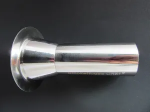#32 x 2" freezer bag filling tube by Smokehouse Chef for large meat grinders LEM Cabelas Hobart Biro