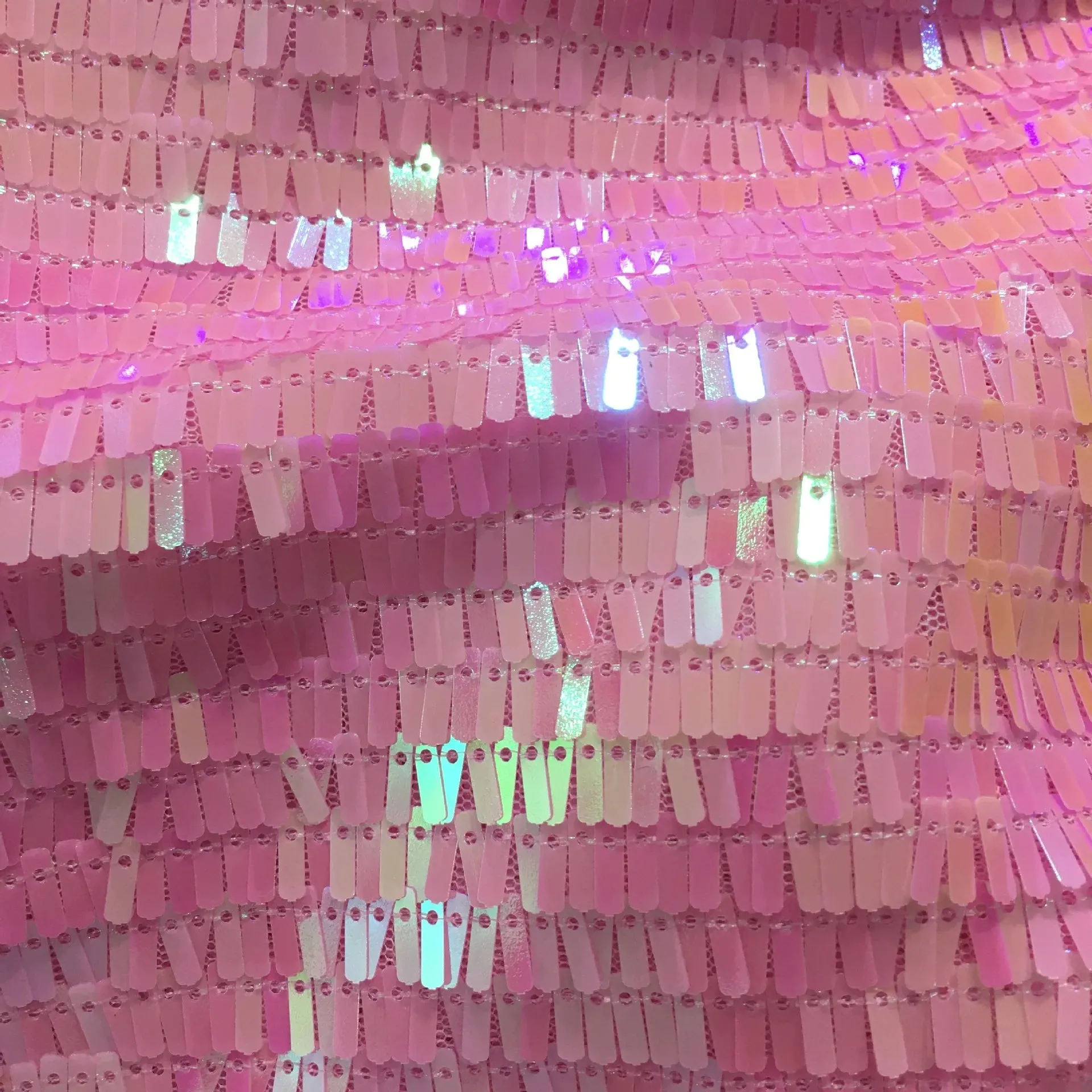 3x9mm Small Blade Sequin Fabric Closing Evening Dress Short Skirt Designer Cloth Backpack Shoes Diy Material Black 19 Colors