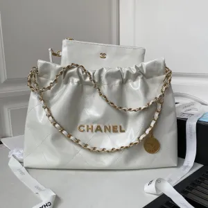 45cm Hobo 24C Lambskin Light CHANEL Seasonal clearance Massive bargain Grey 22 bag