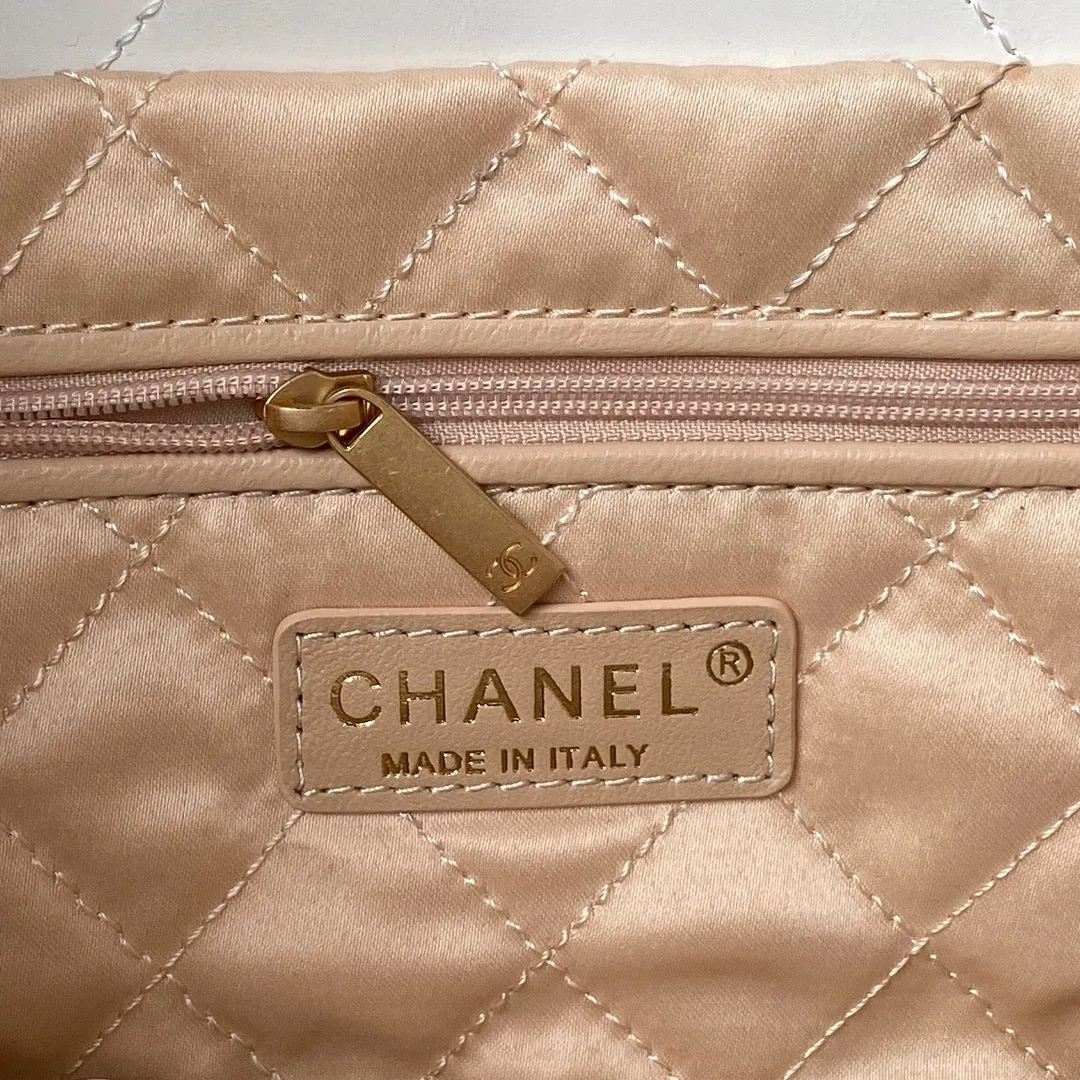 45cm Hobo 24C Lambskin Light CHANEL Seasonal clearance Massive bargain Grey 22 bag