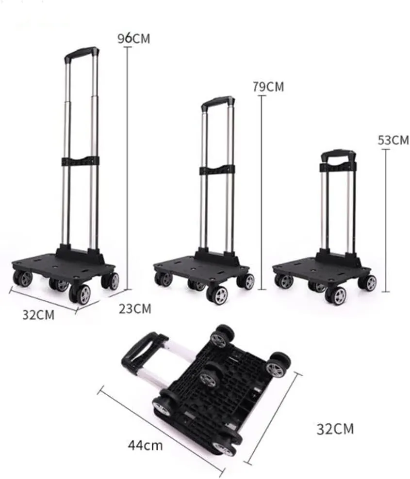 5-Wheeled Household Foldable and Detachable Shopping cart（HGZ5J）