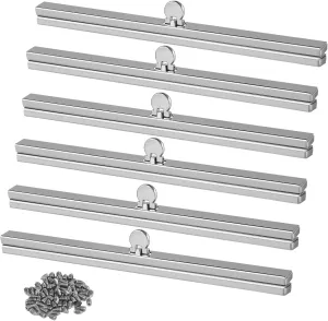 6 Pieces Clasp Lock Packs,BUTUZE 7.48Inch Metal Purse Frame Kiss Clasp Lock with Comfortable Grip, Bag Supplies for Purse Making,Bag Making,Leather Craft DIY