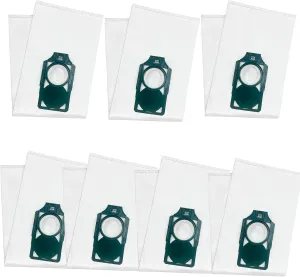 7 Pack RLH-6 HEPA Vacuum Bags Compatible with Riccar SupraLite R10S/ R10P/ R10D/ R10O/ R10CV/ R17/ R10SAND Upright Vacuums Cleaners, Large Capacity #Part RLH6 SLH6