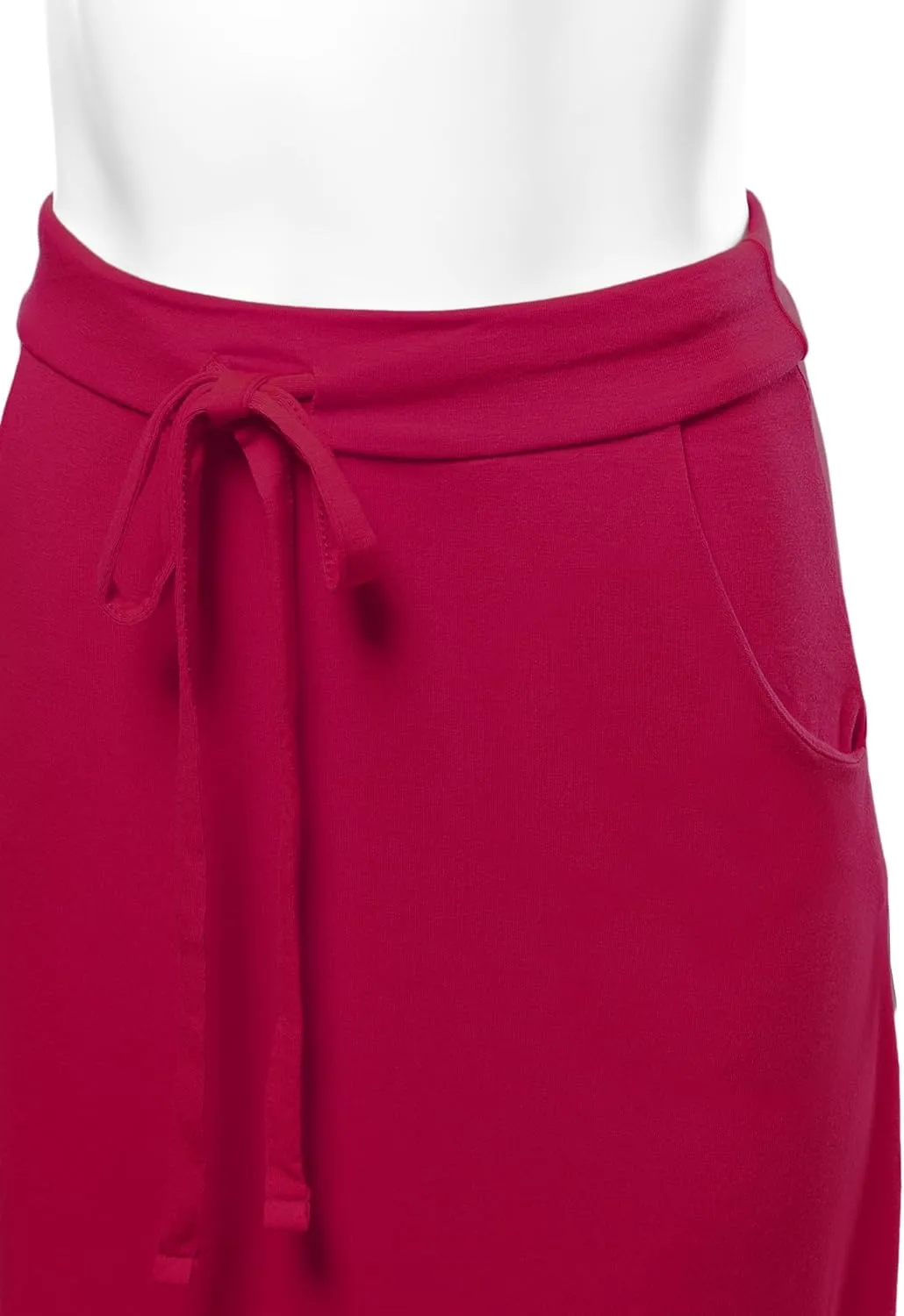 A2Y Women's Basic Foldable High Waist Floor Length Maxi Skirts