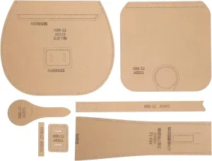 Acrylic Template Leather Craft Pattern Mould, Single Shoulder Making Accessories, DIY Supply, Excellent Quality Acrylic Stencil for Handbag and Messenger, Durably and to Use