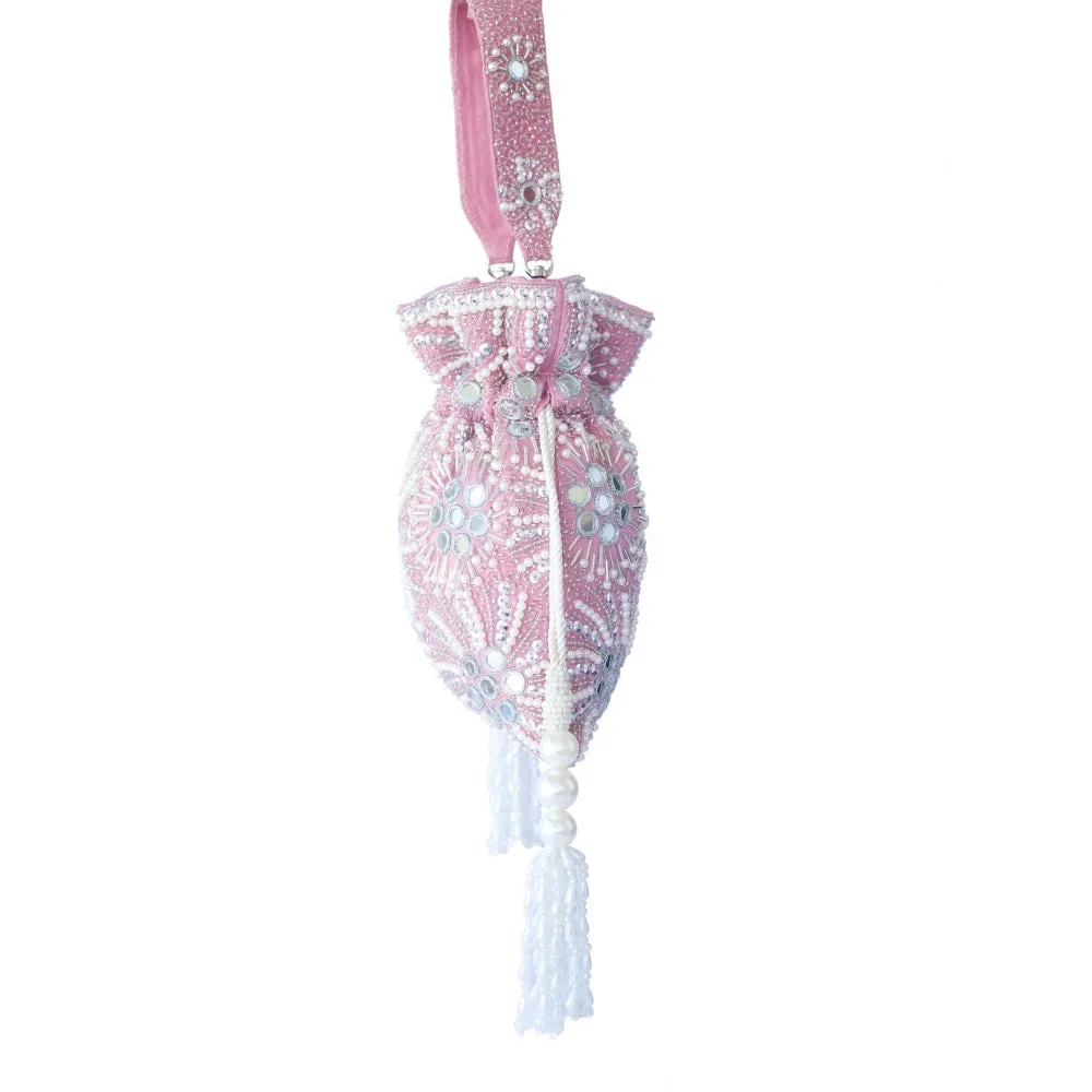 Adora By Ankita Light Pink Aaina Bag