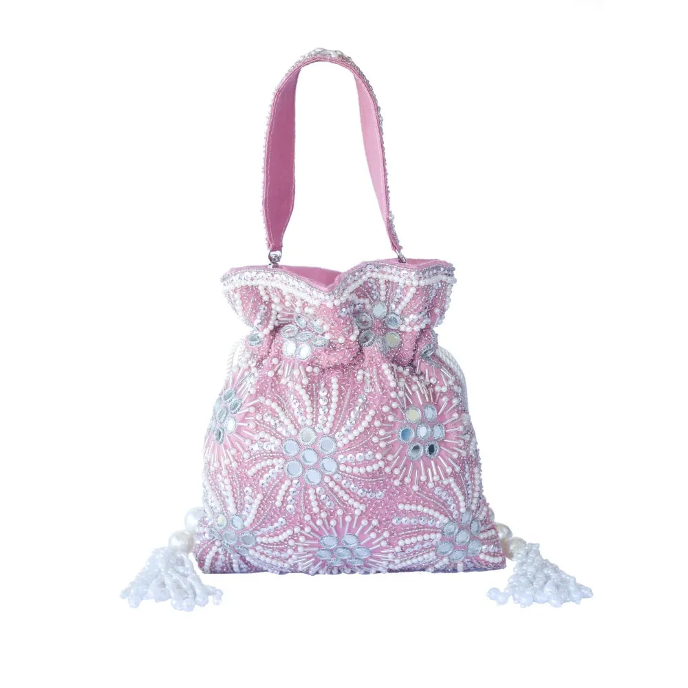 Adora By Ankita Light Pink Aaina Bag