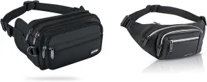 AGPTEK RFID Large Capacity Waist Bag And Waterproof Fanny Bag for Running
