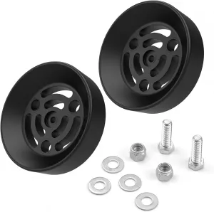 Air Bag Cradle KU09140BK for Full Suspension Travel, Level Your Truck & Tow with Ease, Fits All 2/4WD Full Size of Half Ton Truck and 6 Inch Diameter Convoluted Air Bags,Black