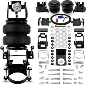 Air Spring Bags Suspension Kit Compatible with Ford F-250 and F-250 Super Duty Pickups 3/4 ton With 8 Lugs OEM Replace# TOW-BB-FO9904