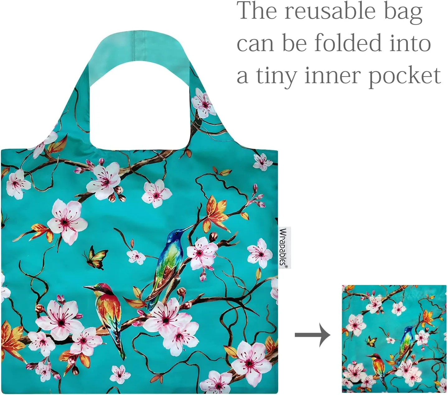 allydrew Large & Small Allybag Foldable & Lightweight Reusable Grocery Bags