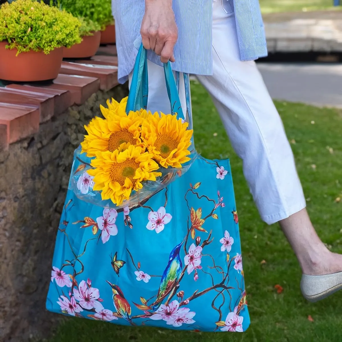 allydrew Large & Small Allybag Foldable & Lightweight Reusable Grocery Bags