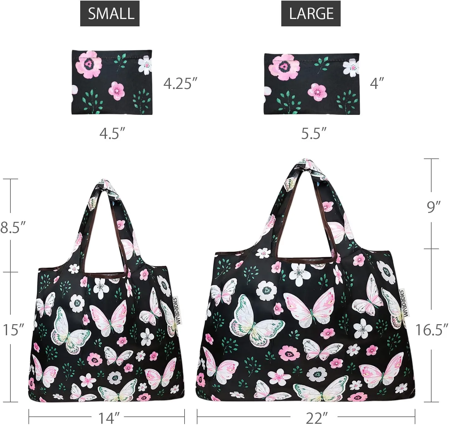 allydrew Large Foldable Tote Nylon
