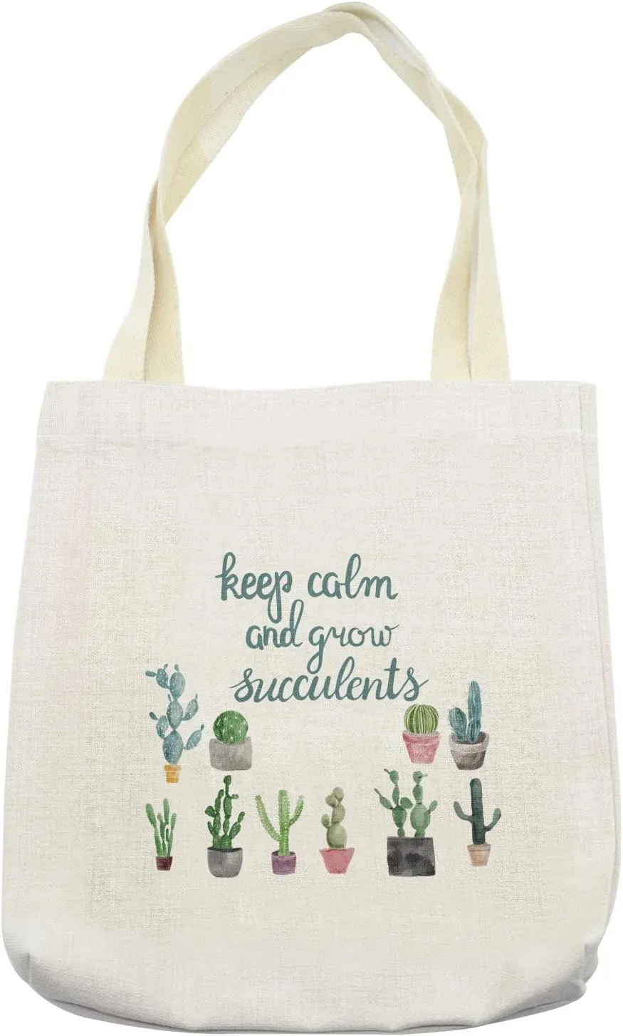 Ambesonne Multicolor Tote Bags