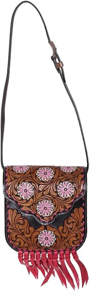 American Darling Cross Body Hand Tooled Genuine Leather Western Women Bag Handbag Purse | Messenger Bag for Women | Cute Messenger Bag | Messenger Purse | Travel Messenger Bag